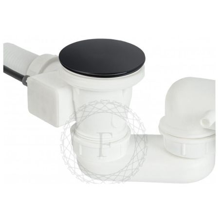 Слив-перелив (полуавтомат, 80 см.) FILARETE FL80BL, черный, артикул FL80BL