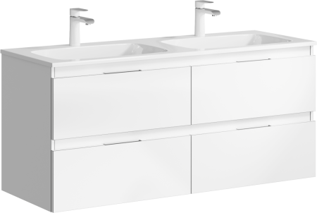 Accent тумба под умывальник, цвет белый, 120 см, артикул ACC0112W