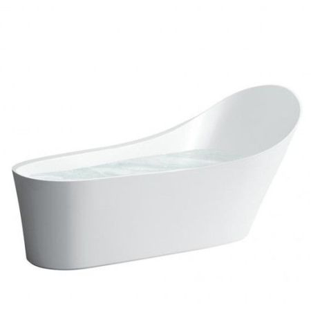 Laufen Palomba Ванна 1800x890x540мм, свободностоящая, из материала Sentec, со сливом-переливом, цвет: белый