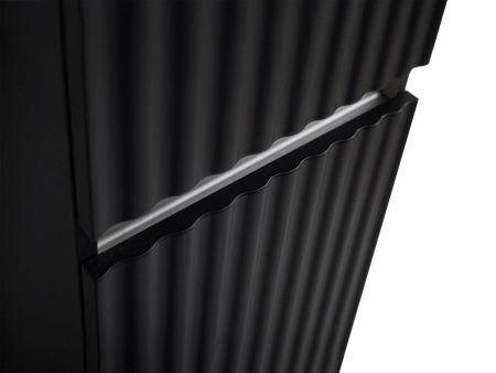 ELEGANT Пенал настенный, подвесной, Чёрный матовый AM-ELEGANT-1500-2А-SO-NM-LED, артикул AM-ELEGANT-1500-2А-SO-NM-LED