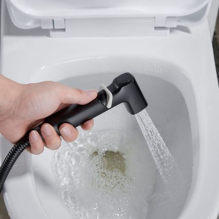 Гигиенический душ со смесителем Shevanik S9905H, черный, артикул S9905H