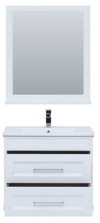 Мебель для ванной Aquanet Бостон М 80 белый( лит. мрамор), артикул 00259387