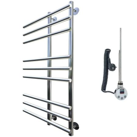 Электрический полотенцесушитель Тругор Азарт 3 элТЭН 100x50 Хром, артикул Азарт3/элТЭН10050