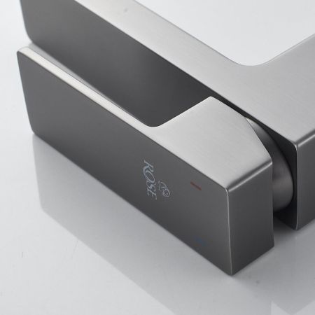 Смеситель для раковины Rose R1801T-1, оружейная сталь