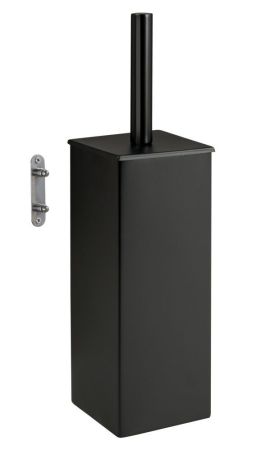 Gedy Teseo, настенный металлический ёрш, цвет черный матовый, артикул 4434/03(14)