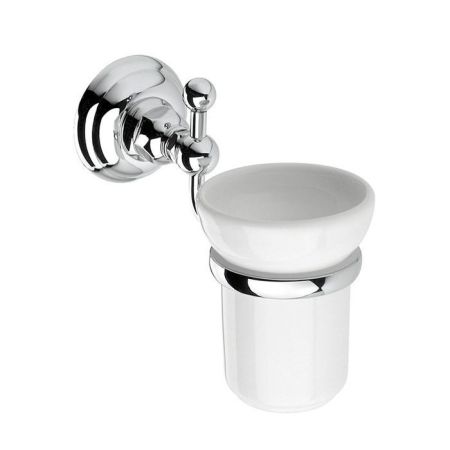 Nicolazzi Accessori Classica Стакан подвесной, цвет: хром/белый, артикул 1488CR