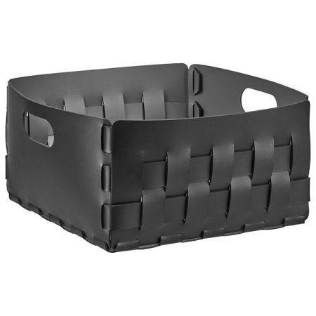 ADJ Корзинка Bottega, 35x35xH20 см., цвет: черный/серый, артикул 1045.01/03