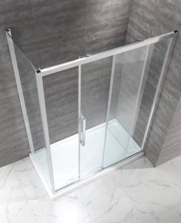 Душевой уголок CEZARES LUX-SOFT-AH-1, артикул LUX-SOFT-W-AH-1-150/90-C-Cr-IV