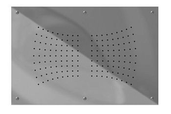 Graffio, прямоугольная потолочная душевая головка 70х50 см, 1 режим: дождь, цвет хром