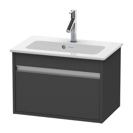 Duravit Ketho База под раковину  410x600x385, 1 выдв. ящик, цвет Графит  матовый, артикул KT642204949