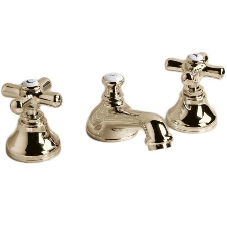 Devon City Смеситель для раковины,  на 3 отв. с донным клапаном, цвет: светлое золото, артикул UTCI100