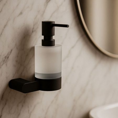 Дозатор жидкого мыла Knotlor LD102BL, черный, артикул LD102BL