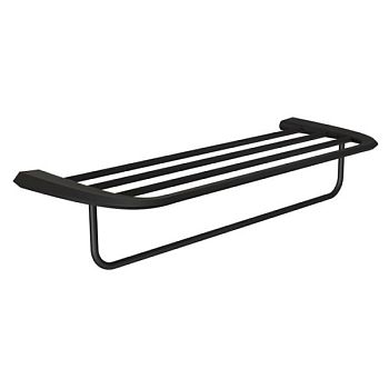 Полка для полотенец Knotlor  TR103BL, черный