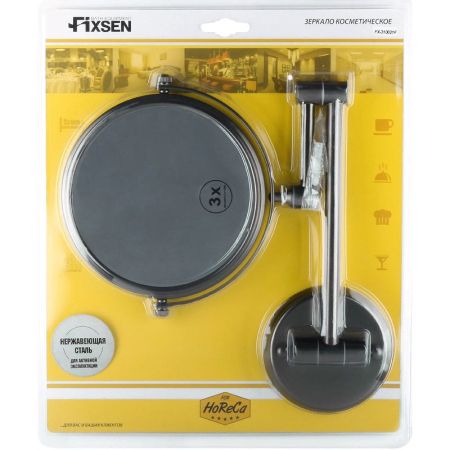 Косметическое зеркало FIXSEN HOTEL FX-31021F, графит, артикул FX-31021F