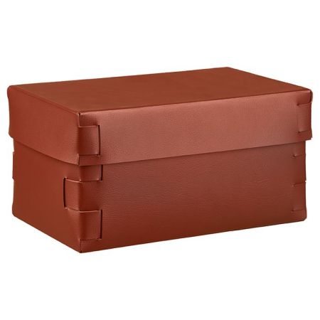 ADJ Коробка Snob, 25x15xH13,5 см., цвет: бордо/коньяк, артикул 2515.30/09