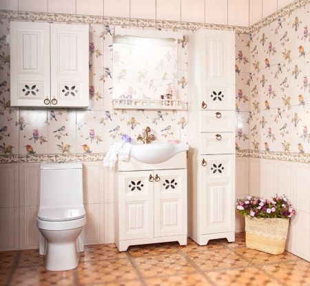 Подвесной шкаф Бриклаер Кантри 65 Бежевый дуб прованс, артикул 4627125413643