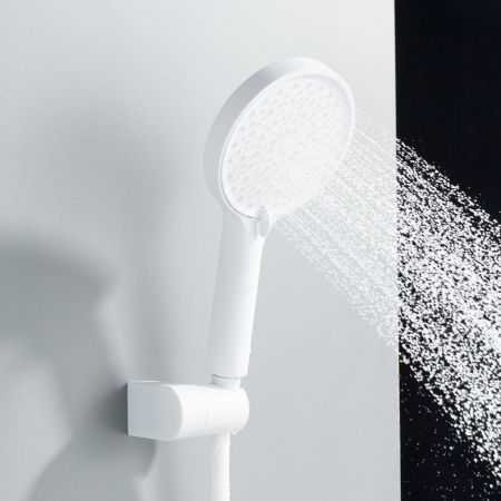 Смеситель для душа Shevanik S4716C, белый