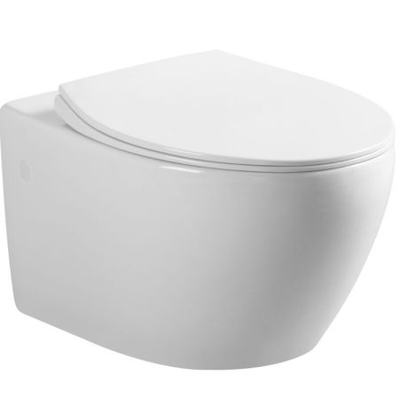 Унитаз Art&Max Elegant AM9316CHR подвесной без сиденья, артикул AM9316CHR