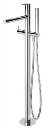 Напольный смеситель для ванны и душа CEZARES LEAF-VDP