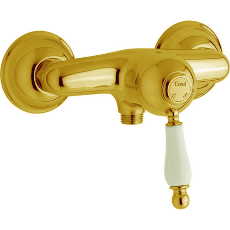 CISAL Arcana Empress Смеситель однорычажный настенный для душа, цвет золото, артикул EM00044124