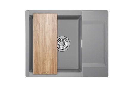 Кухонная мойка Granula 6202, АЛЮМИНИУМ, артикул 6202, АЛЮМИНИУМ