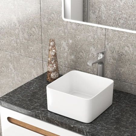 Раковина чаша Maretti Umbria UM13NS15-844, белая, артикул UM13NS15-844