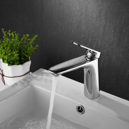 Смеситель для раковины Raffine F0185, хром, артикул F0185