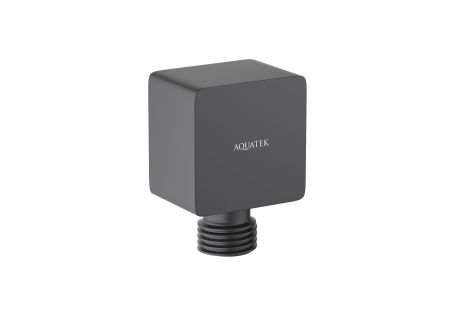Шланговое подсоединение AQUATEK, матовый черный AQ2459MB, артикул AQ2459MB