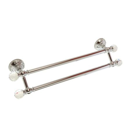 CRISTALIA Полотенцедержатель двойной L60 cm, хром/SWAROVSKI, артикул 16812
