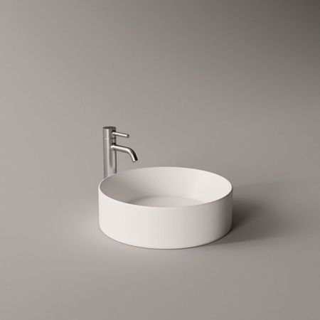 Раковина, Alice, Spy, ширина, мм-400, глубина, мм-400, высота, мм-120, тип установки-накладной (настольный), отверстия для смесителя-отсутствуют, без перелива, материал-керамика, вид грязеотталкивающего покрытия-Aliglaze+, цвет-белый