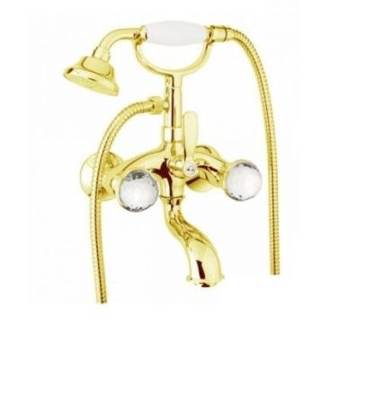 Смеситель для ванны Fiore XT SKY (SWAROVSKI®) 17OO0600, золото, артикул 17OO0600
