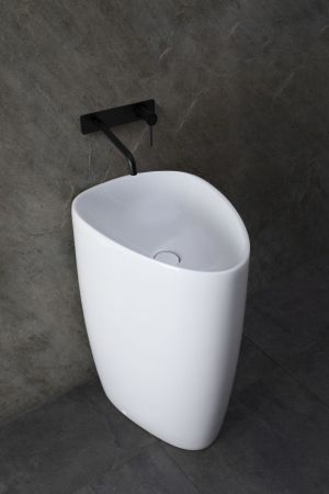 Раковина напольная Allen Brau Infinity 4.21016.20 белый глянец, артикул 4.21016.20