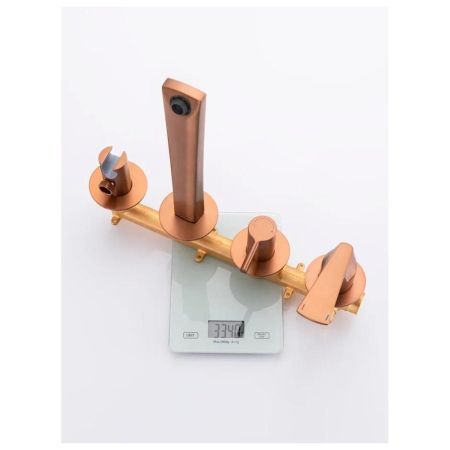 Смеситель для ванны встраиваемый Raglo R07.32.33, матовая медь