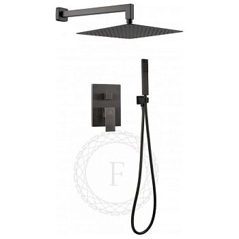 Душевая система встраиваемая FILARETE Fing FL1043BG, графит