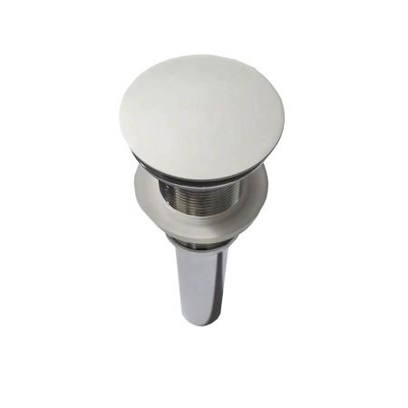 Донный клапан с керамической крышкой Vincea DBS-616MW, белая матовая крышка, без перелива, артикул DBS-616MW