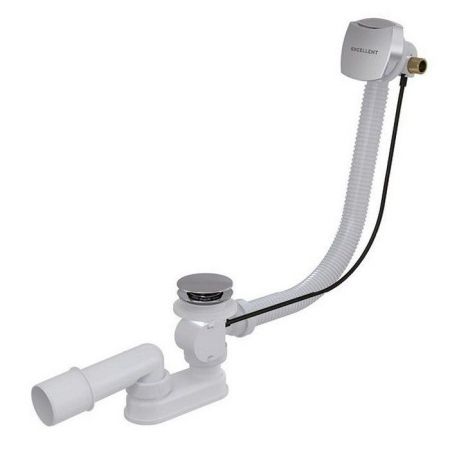 Слив-перелив EXCELLENT Square 57 см с наполнением (хром), артикул AREX.1825CR