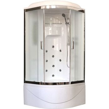 Душевая кабина Royal Bath NRW 100x100 RB100NRW-C-CH-P с паром с гидромассажем