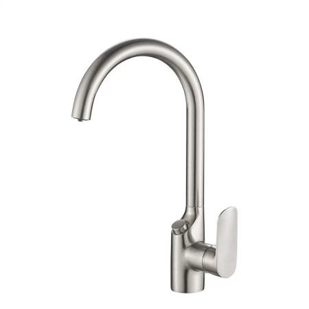 Смеситель для кухни с подключением фильтра Shevanik S368L, сатин, артикул S368L