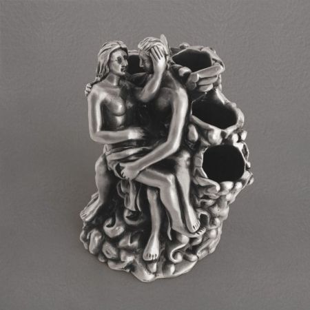 Держатель зубных щеток Art&Max Romantic AM-B-0081B-T Серебро, артикул AM-B-0081B-T