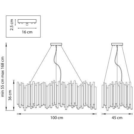 Люстра подвесная Savona Lightstar 816207