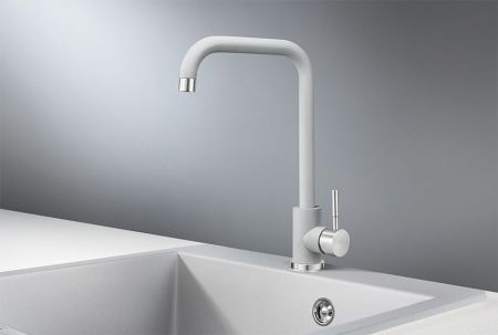 Смеситель для кухни GRANULA (ST-4033, АЛЮМИНИУМ), артикул ST-4033, АЛЮМИНИУМ