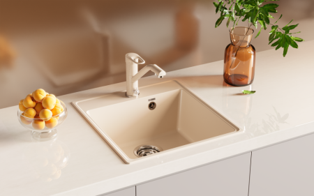 Мойка ULGRAN Quartz асфальт (Forte 460-09), артикул Forte 460-09