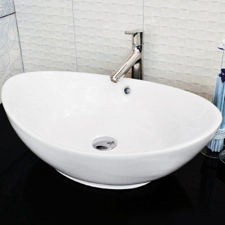 Раковина чаша Maretti EN13NS48-844, белая, артикул EN13NS48-844