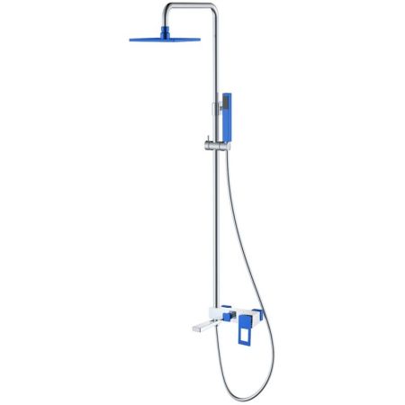 Душевая система Boheme Q 148-CRUV Хром Синяя, артикул 148-CRUV