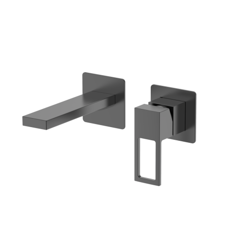 Смеситель для раковины DQ Dortmund встраиваемый настенный графит (DA1714406), артикул DA1714406