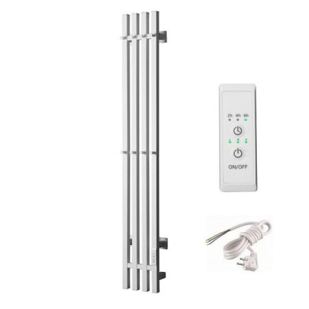 Полотенцесушитель электрический (нестандартная) Тругор Пэк сп Вектор кв 4 120х15 см, белый, артикул ПэкспВекторкв412015белВГП