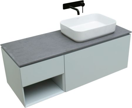 Тумба под раковину Allen Brau Infinity 120 1.21008.PWM R папирус матовый, артикул 1.21008.PWM