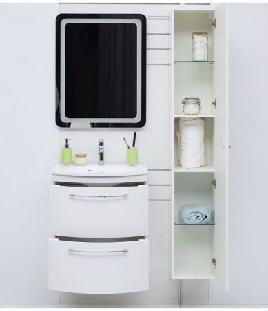 Шкаф-пенал De Aqua Тока 1 35 R белый