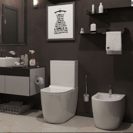 Биде Timo Kulo TK-402 Белое, артикул TK-402