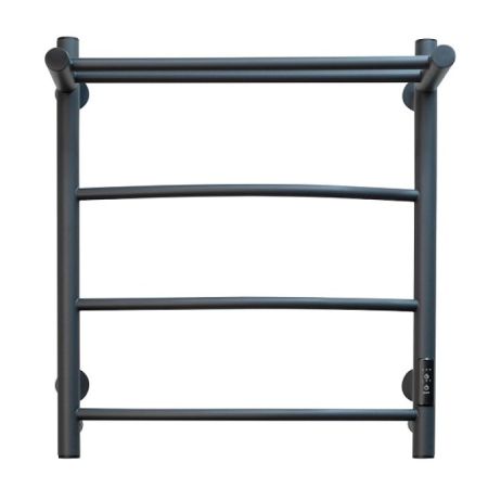 Полотенцесушитель электрический с полочкой (лесенка) Тругор Пэк сп 5 П 60х50 см, графит, артикул Пэк сп 5П/6050графитВГП